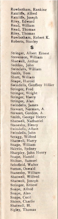 roll of honour